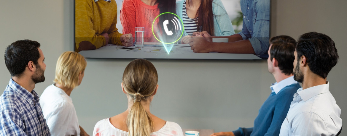 Konferenz Fernseher einrichten